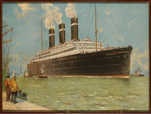 Red Star Line, Belgenland, painting